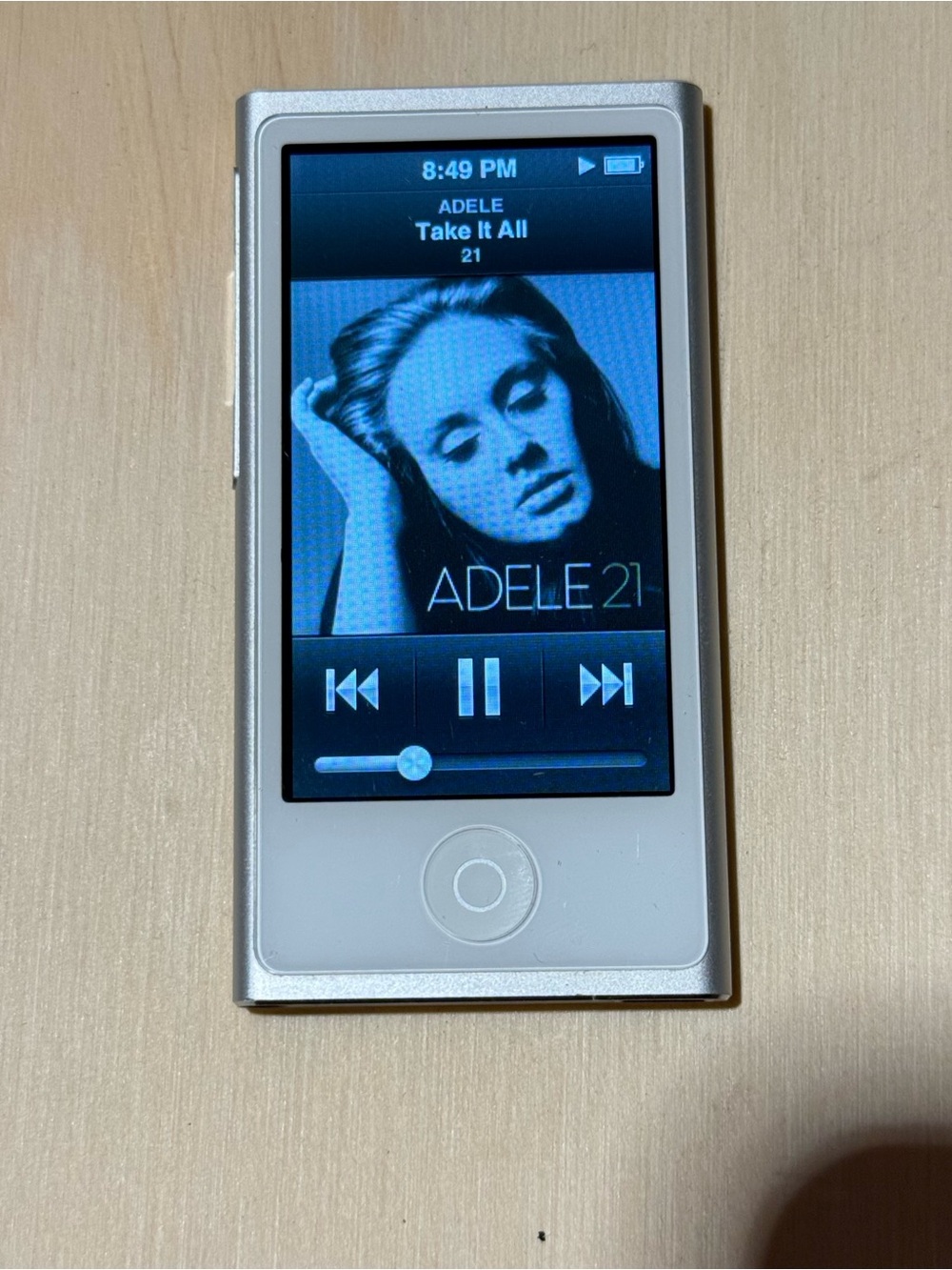 iPod Nano 7thGen Silver 16GB Model:A1446 w/2123-Song/Charg/Case Tested Good Read - Picture 11 of 14